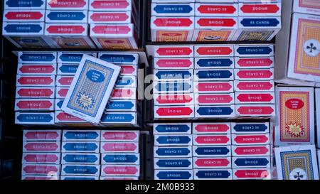 Decks of cards, tarot fortune telling Stock Photo