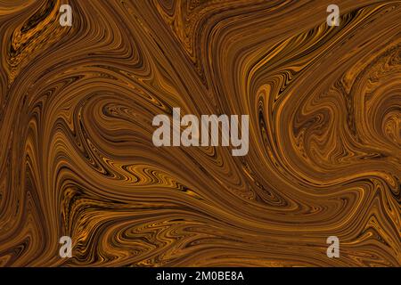 Dark brown color abstract liquid textured marble pattern background Stock Photo