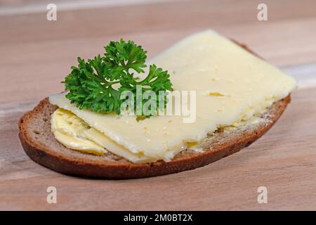 Cheese bread in a closeup Stock Photo