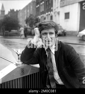 Coronation Street actor William Roache with his first Rolls Royce Stock Photo