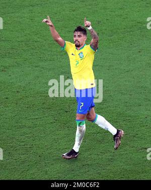 Brazil s Lucas Paqueta Celebrates Scoring His Side s Second Goal brazil-s-lucas-paqueta-celebrates-scoring-his-side-s-second-goal
