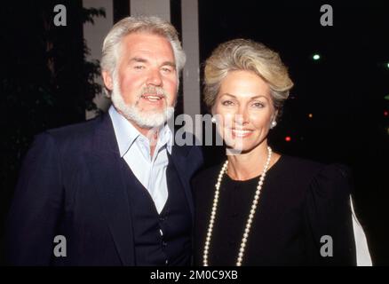 Kenny Rogers and wife Marianne Circa 1980's   Credit: Ralph Dominguez/MediaPunch Stock Photo