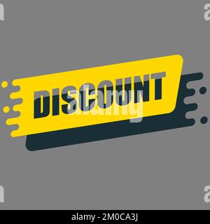Discount tag with special offer sale sticker.  Stock Vector