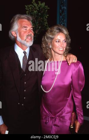 Kenny Rogers and wife Marianne Circa 1980's   Credit: Ralph Dominguez/MediaPunch Stock Photo