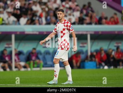 12/05/2022, Al Janoub Stadium, Doha, QAT, World Cup FIFA 2022, Round of 16, Japan vs Croatia, in the picture Croatia's forward Andrej Kramaric Stock Photo