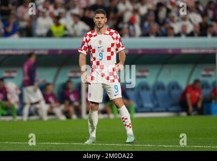 12/05/2022, Al Janoub Stadium, Doha, QAT, World Cup FIFA 2022, Round of 16, Japan vs Croatia, in the picture Croatia's forward Andrej Kramaric Stock Photo