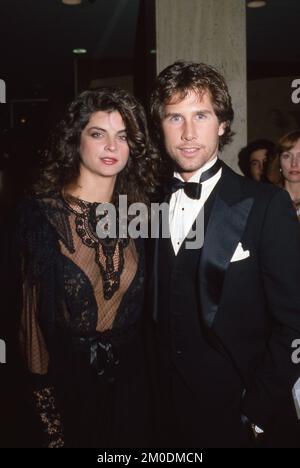 **FILE PHOTO** Kirstie Alley Has Passed Away At 71. Kirstie Alley and Parker Stevenson Circa 1980's Credit: Ralph Dominguez/MediaPunch Stock Photo