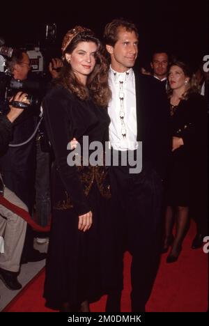 **FILE PHOTO** Kirstie Alley Has Passed Away At 71. Kirstie Alley and Parker Stevenson Circa 1980's Credit: Ralph Dominguez/MediaPunch Stock Photo