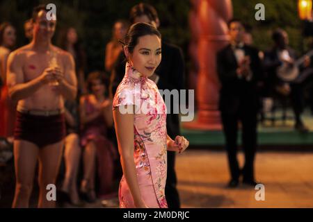 Li Jun Li plays Lady Fay Zhu and Terry Walters plays Editor (Kinoscope