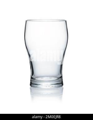 Empty beer mug on white background Stock Photo