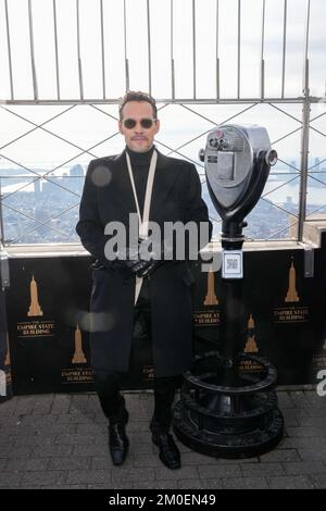 New York City, United States. 05th Dec, 2022. Marc Anthony visit the Empire State Building on December 05, 2022 in New York City (Photo by John Nacion/NurPhoto) Credit: NurPhoto/Alamy Live News Stock Photo