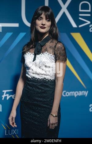 Rome, Italy. 05th Dec, 2022. Actress Eleonora Funari attends the ''30th Anniversary Lux Vide'' red carpet at the Hotel Eden on December 06, 2022 in Rome, Italy. (Photo by Luca Carlino/NurPhoto) Credit: NurPhoto/Alamy Live News Stock Photo
