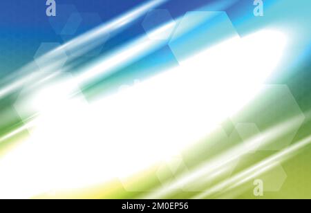 Shiny Bright Blue Green Abstract Technology Business Graphic Background Stock Vector