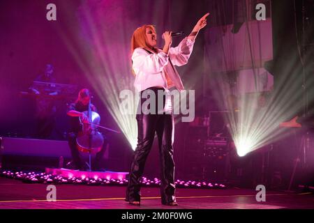 Naples, Italy. 05th Dec, 2022. Noemi is an Italian singer-songwriter who performs at Teatro Bellini. (Photo by Francesco Cigliano/Pacific Press) Credit: Pacific Press Media Production Corp./Alamy Live News Stock Photo