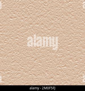 Crumpled paper, pastel creamy texture, great design for card, mockup. Digital art. Cream color template, light beige seamless pattern, textured backgr Stock Photo