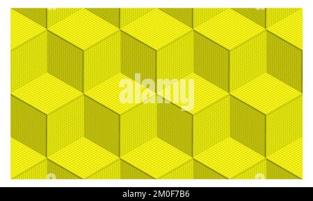 Isometric toy bricks background. Blocks for children poster and games. Realistic 3D vector isolated on white background Stock Vector
