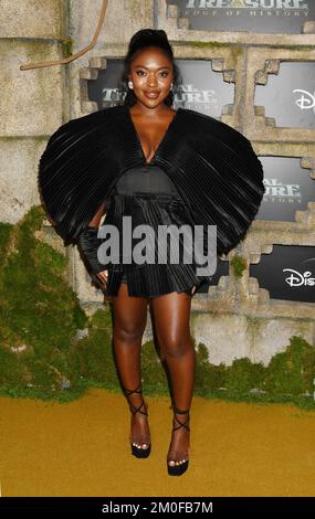 Hollywood, California, USA. 05th Dec, 2022. Zuri Reed attends the premiere of Disney  Original Series 'National Treasure: Edge Of History' at El Capitan Theatre on December 05, 2022 in Los Angeles, California. Credit: Jeffrey Mayer/Jtm Photos/Media Punch/Alamy Live News Stock Photo