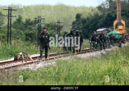 Bangkok, Thailand - Dec 8, 2022 :People Have To Walk Through Metal ...