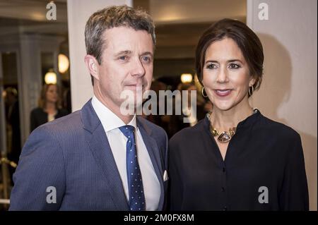 On November 6th 2018 TRH Crown Prince Frederik and Crown Princess Mary attended a reception for the Danish business delegation in Rome. The visit to Rome last from November 6th to 8th. Also in attendance was Foreign Minister Anders Samuelsen, Minister of Health Ellen Trane Nørbye and CEO of The Danish Chamber of Commerce Brian Mikkelsen. Stock Photo