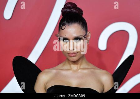 Raye attending the Fashion Awards 2022 at Royal Albert Hall in London ...
