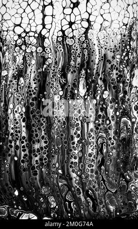 Abstract acrylic painting vector Black and White Stock Photos & Images -  Alamy