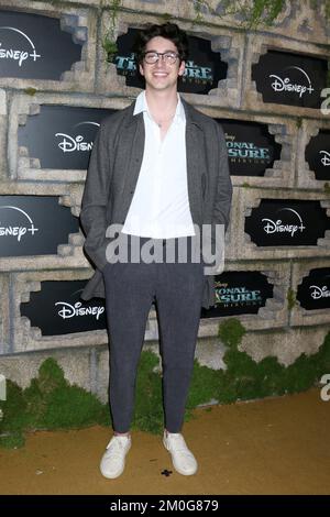 Los Angeles, USA. 05th Dec, 2022. Milo Manheim at the National Treasure - Edge Of History Disney  Original Series Red Carpet Event at El Capitan Theater on December 5, 2022 in Los Angeles, CA (Photo by Katrina Jordan/Sipa USA) Credit: Sipa USA/Alamy Live News Stock Photo