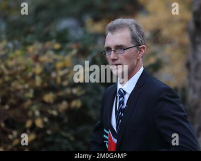 Downing Street, London, UK. 6th Dec, 2022. Secretary of State for Wales David TC Davies arrives for the weekly Cabinet Meeting at No 10 Downing Street. Credit: Uwe Deffner/Alamy Live News Stock Photo