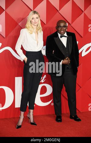 Elizabeth Debicki, Edward Enninful attends the British Fashion Awards 2022 held at Royal Albert Hall, December 5th, 2022 in London, UK. Photo by Marco Piovanotto/IPA Stock Photo