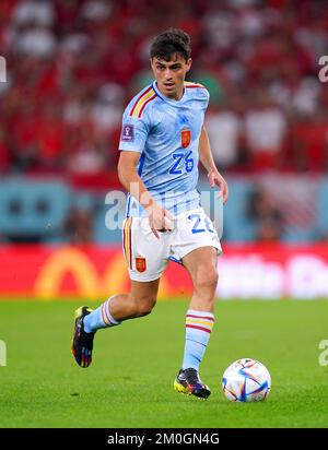 Pedri of Spain during Morocco v Spain match of the Fifa World Cup Qatar ...
