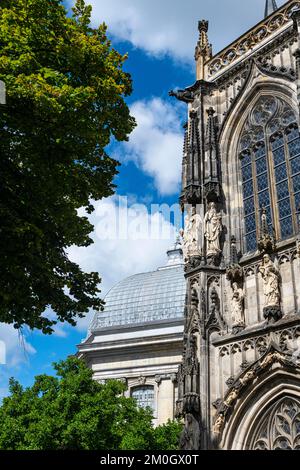 Unesco world heritage site the Aachen cathedral, Aachen, Germany, Europe Stock Photo
