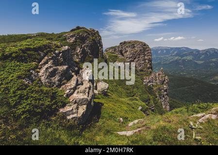 Babin Zub Rock of Stara Planina Mountain Stock Photo