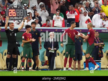 Portugal's Cristiano Ronaldo leaves the field end of the Euro 2020 ...