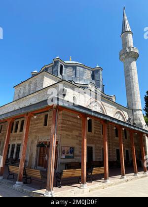 Located in Istanbul, Turkey, Kazasker Ivaz Efendi Mosque was built in ...