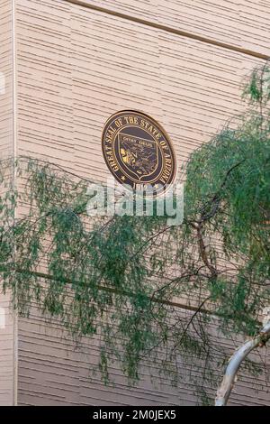 Phoenix, AZ - Nov. 10, 2022: Great Seal of the State of Arizona Stock Photo