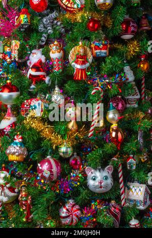 Wonderful Christmas ornaments Stock Photo