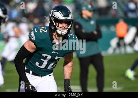 Philadelphia Eagles safety Reed Blankenship (32) in action during the NFL  football game against the Tennessee Titans, Sunday, Dec. 4, 2022, in  Philadelphia. (AP Photo/Chris Szagola Stock Photo - Alamy