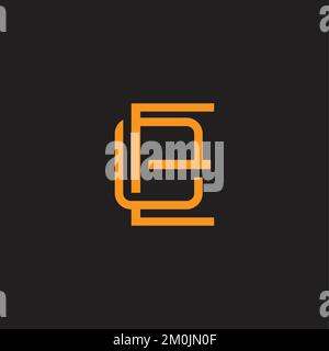 letter ee linked geometric line logo vector Stock Vector