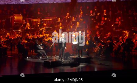 Anaheim, California, USA 4th December 2022 Opera Singer Andrea Bocelli performs in Concert at Honda Center on December 4, 2022 in Anaheim, California, USA. Photo by Barry King/Alamy Stock Photo Stock Photo