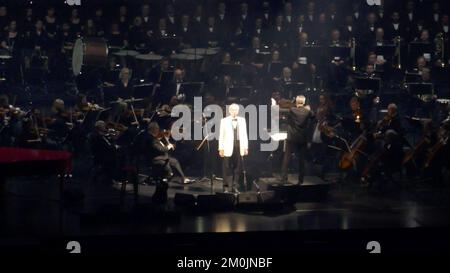 Anaheim, California, USA 4th December 2022 Opera Singer Andrea Bocelli performs in Concert at Honda Center on December 4, 2022 in Anaheim, California, USA. Photo by Barry King/Alamy Stock Photo Stock Photo