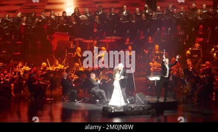 Anaheim, California, USA 4th December 2022 Opera Singer Andrea Bocelli performs in Concert at Honda Center on December 4, 2022 in Anaheim, California, USA. Photo by Barry King/Alamy Stock Photo Stock Photo