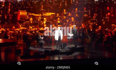 Anaheim, California, USA 4th December 2022 Opera Singer Andrea Bocelli performs in Concert at Honda Center on December 4, 2022 in Anaheim, California, USA. Photo by Barry King/Alamy Stock Photo Stock Photo