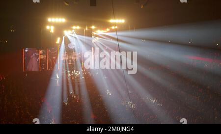 Anaheim, California, USA 4th December 2022 Opera Singer Andrea Bocelli performs in Concert at Honda Center on December 4, 2022 in Anaheim, California, USA. Photo by Barry King/Alamy Stock Photo Stock Photo