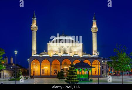 Selimiye Mosque, an Ottoman mosque in Konya, Central Anatolia Region of Turkey Stock Photo