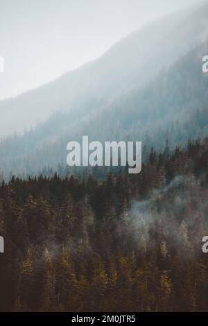 Mountain slopes near Juneau, Alaska, USA Stock Photo