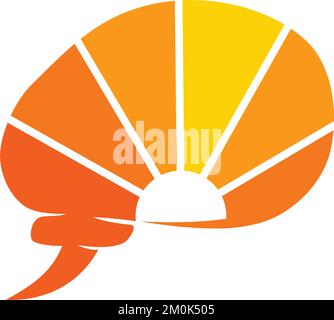 Brain Logo design vector template Icon Illustration Brand Identity Stock Vector
