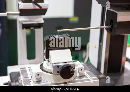 Hybrid Surface Texture Measuring System for surface roughness and contour measurement. Industry Manufacture. Stock Photo