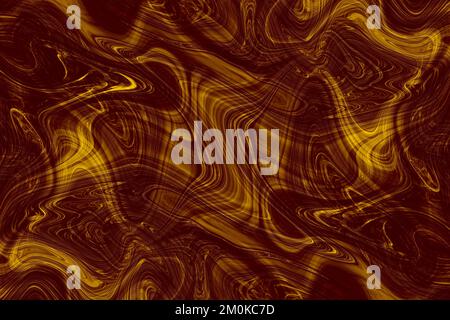 Colorful dark brown abstract liquid marble texture background Stock Photo