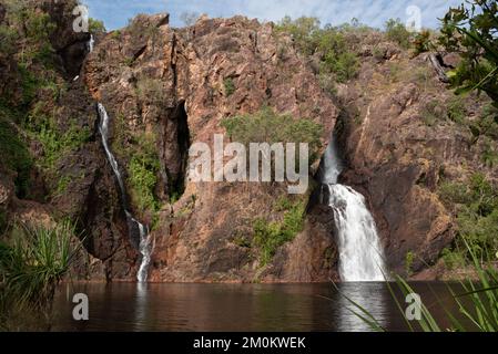 Wangi Falls at Litchfield National Parks, Northern Territory of Australia Stock Photo