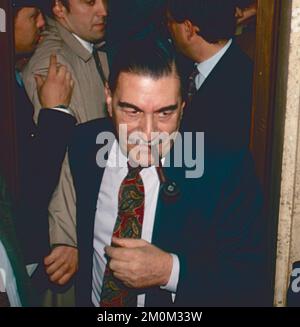 Italian National AntiMafia Prosecutor Bruno Siclari, Rome, Italy 1993