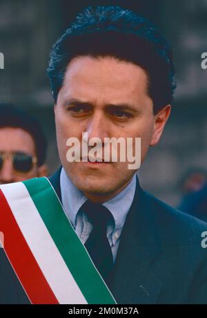 Italian politician and mayor of Rome Francesco Rutelli at the wedding ...